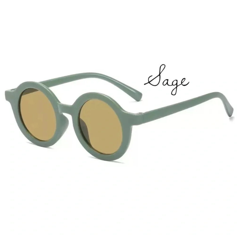 NEW Baby/Kids Retro Boho Round Sunglasses